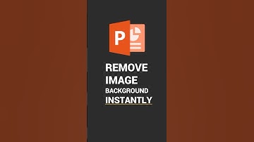 Remove Image Background Instantly in PowerPoint #powerpointtipsandtricks