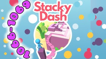 Stacky Dash Unleashed: Jaw-dropping Gameplay on Levels 1066-1069 !