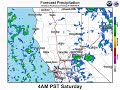 Sierra Snow Showers Develop Later Today