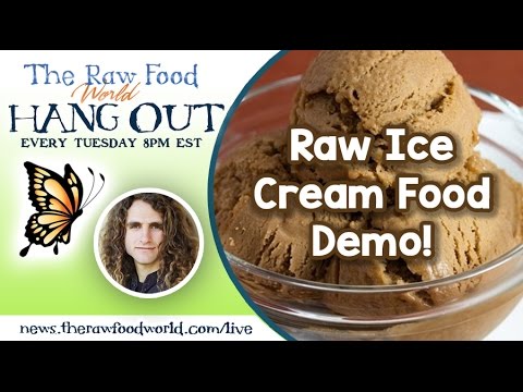 Raw Ice Cream Food Demo!