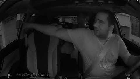 Vantrue N4 inside cam night ir lights on