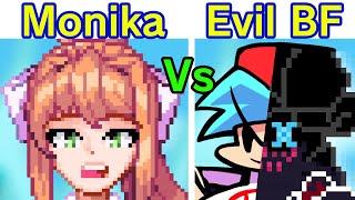 Friday Night Funkin' Corruption VS Monika (FNF/Hard) (Evil Boyfriend / Doki Doki Literature Club!)