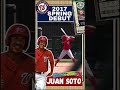 🎟️ Juan Soto Nationals Debut 2017 Spring before MLB 3-3-17 replaces Bryce Harper in lineup WPB, FL