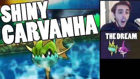 LIVE Shiny Carvanha Catch! Shiny Carvanha Chain Fishing Catch ORAS
