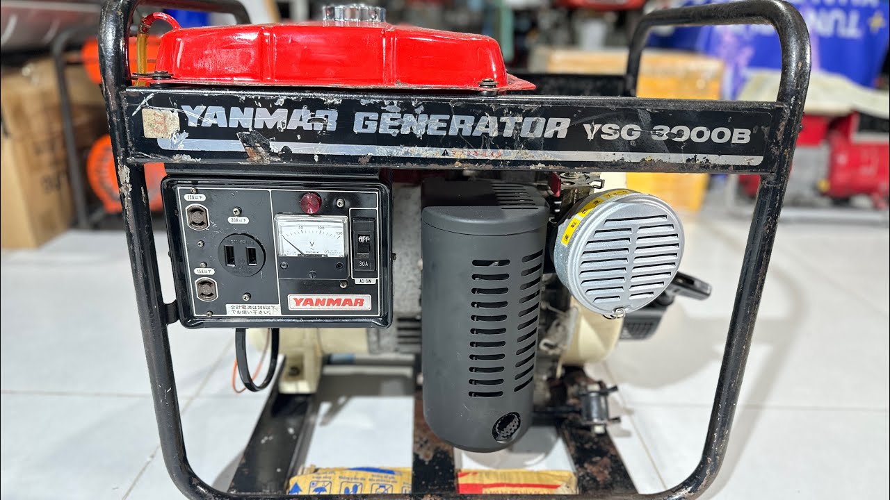 Máy phát điện gia đình nhật bãi YANMAR YSG 3000 công suất 3kw, giá 7tr bao ship, Lh 0368585413 Thanh