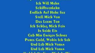 HERBERT GRÖNEMEYER - SCHIFFSVERKEHR - LYRICS