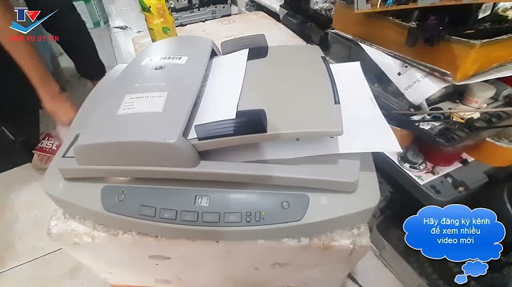Hướng dẫn sử dụng máy scan hp scanjet 5590