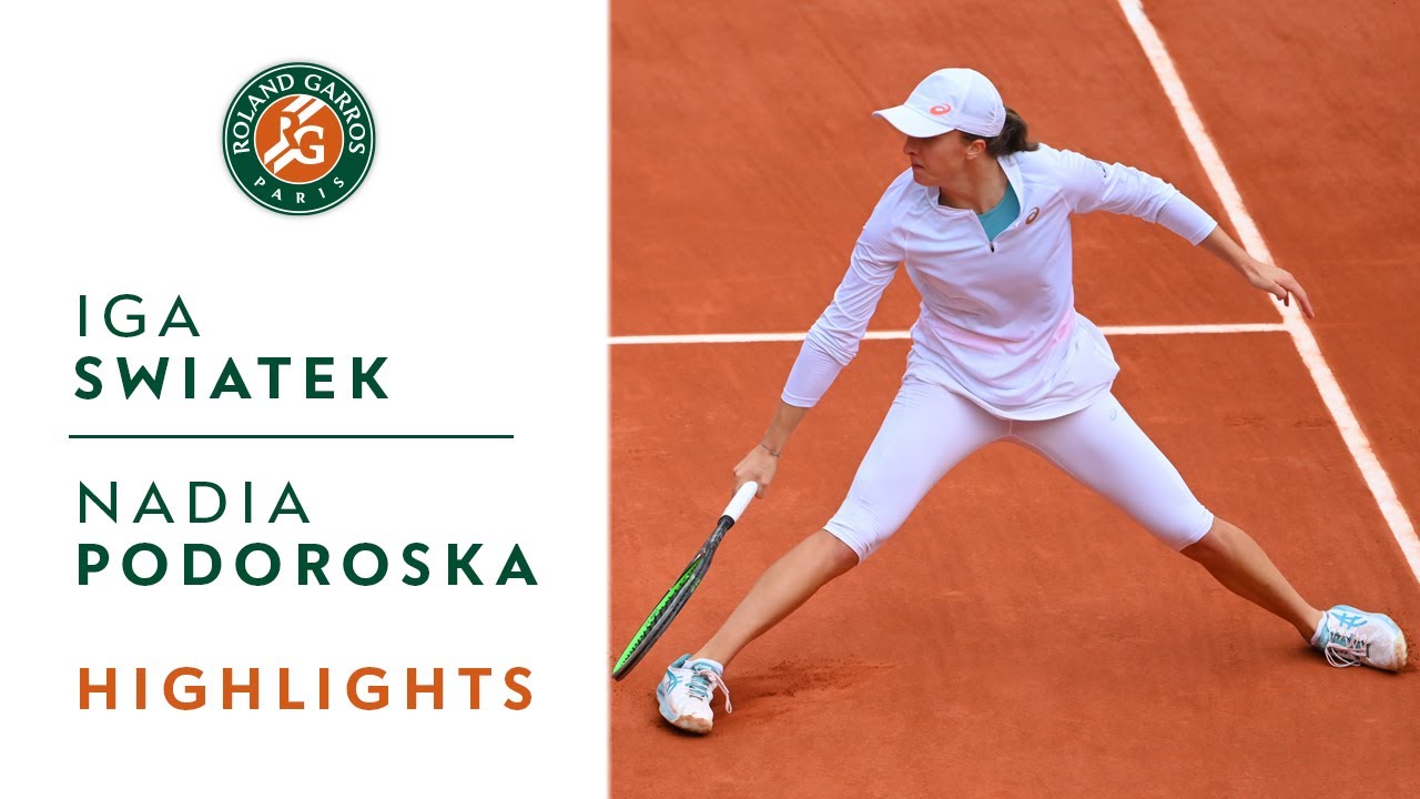 Iga Swiatek vs Nadia Podoroska - Semi-final Highlights I Roland-Garros 2020