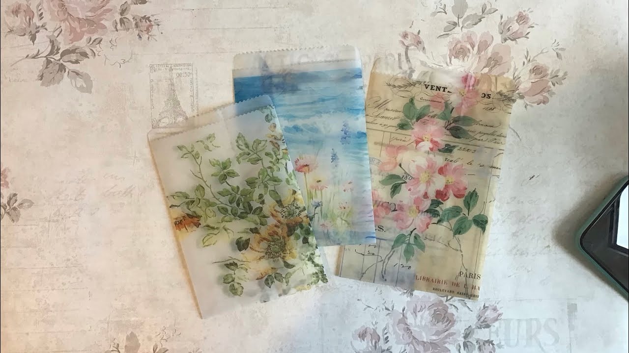 Craft with Me - ‘glassine’ bags my way @RachandBellaCrafts