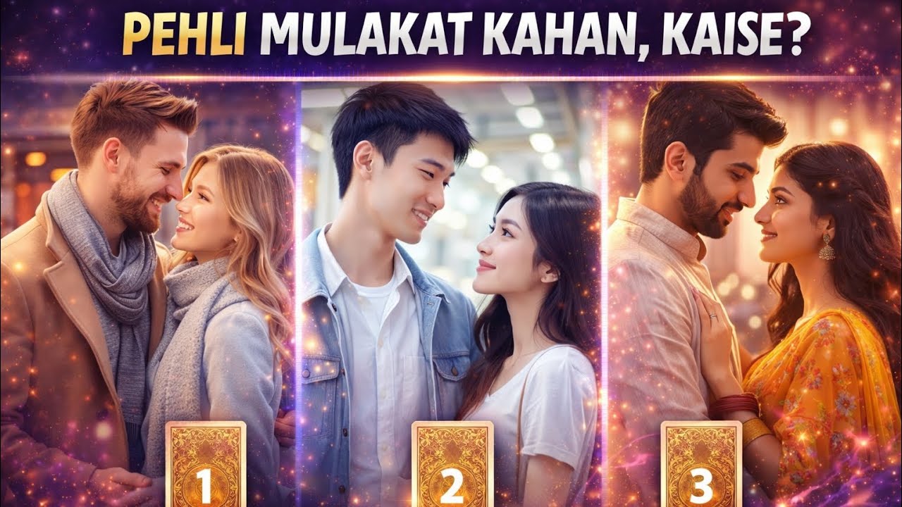 Future Spouse Se Pehli Mulakat Kab & Kaise Hogi? 😍 Pick Card Tarot‎⁨ @Tarotdivinewithshilpa #tarot 