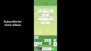 Cryptogram Saint Patricks day Chapter 1 Level 2 | Cryptogram Saint Patricks day Event Answers