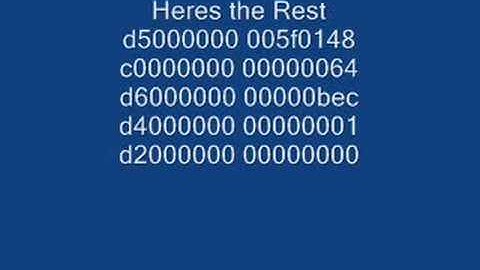 Action Replay Codes for Pokemon Diamond/Pearl Part 2