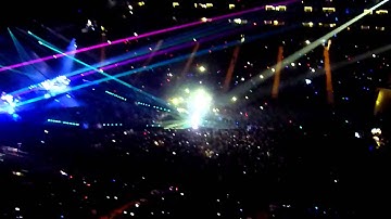 London O2 Arena Katy Perry Level 4 Row A block 404 view without zoom on camera