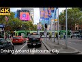 Driving East Melbourne to Docklands | Melbourne Australia | 4K UHD