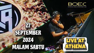 DJ FREDY LIVE AT ATHENA 27 SEPTEMBER 2024 MALAM SABTU