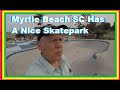 Myrtle Beach Skatepark during Hurricane Debby 2024