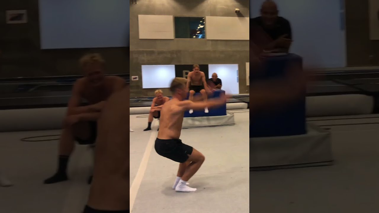 A Little Video From Floor Training Gymnast Flips Fyp
