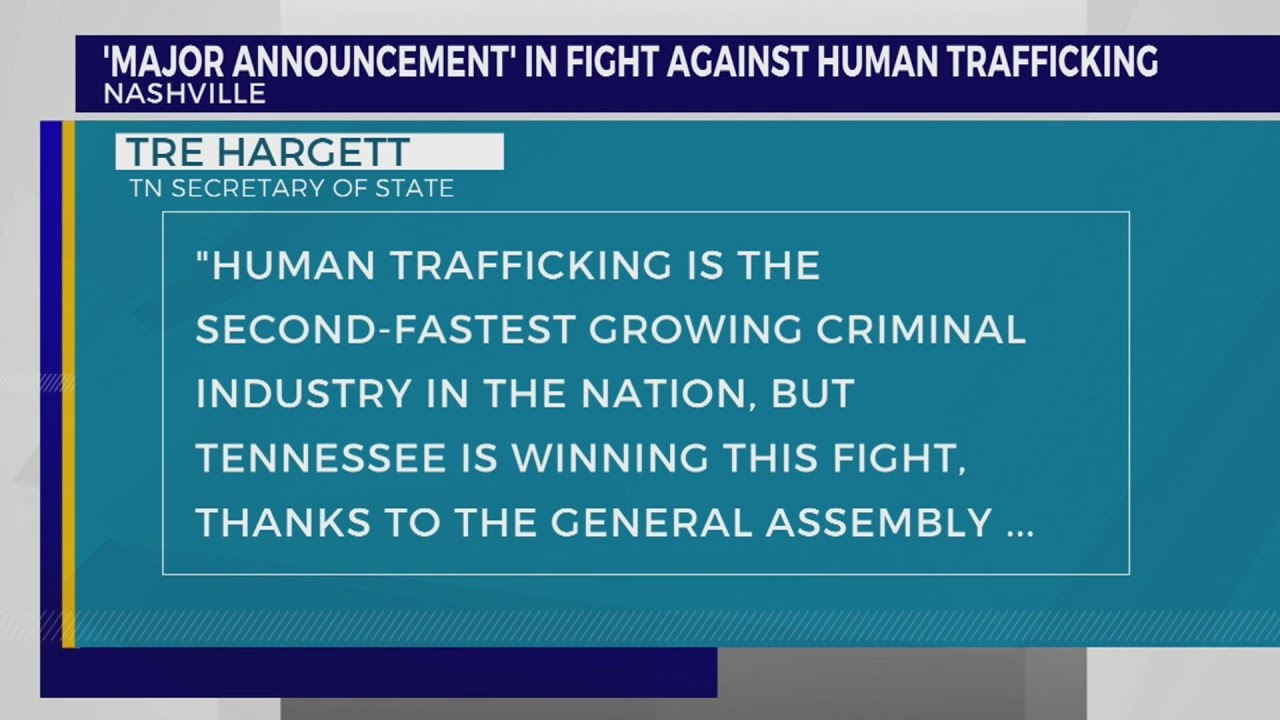 'Major announcement' expected in fight against human trafficking - YouTube