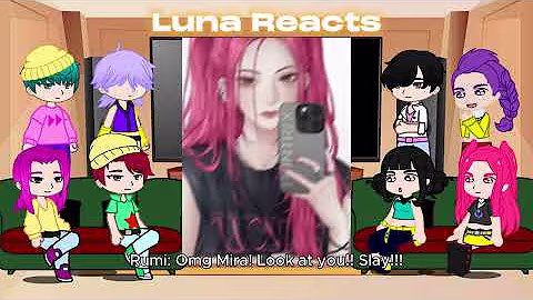 K-Pop Demon Hunters React To Themeselves / Memes / TikToks / Saja Boys / Huntrix / Gacha React