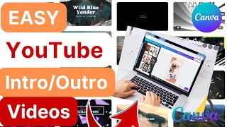 Make a Professional YOUTUBE INTRO/OUTRO for FREE in Canva (2-Minute Tutorial)