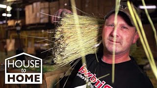 How The Classic Corn Broom Is Made By Hand | Home Factory | House to Home