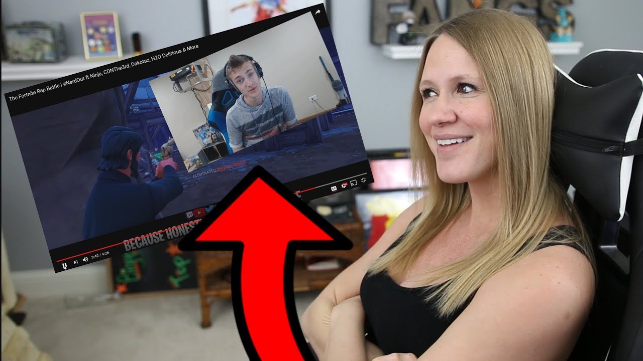 Ninja Reacts To Fortnite Rap 2 The Fortnite Rap Battle Ninja Raps My Reaction Youtube