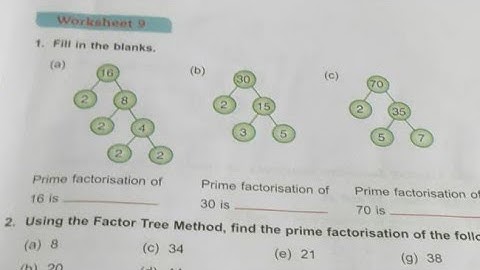 Dav Public School Class 5 Math Unit 3 Worksheet 9 || Multiples And Factors || @madhubanclasses