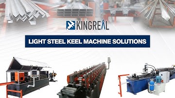 Three Different Type Light Steel Keel Roll Forming Machine, U/Omega/Furring Channel Making Machine