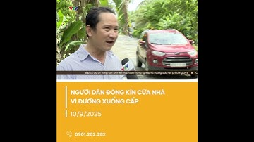 Người dân đóng kín cửa nhà vì đường xuống cấp | VTV CẦN THƠ