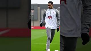 Liverpool in new training gear at Axa 🔥 #shorts #liverpoolfc #gakpo #salah