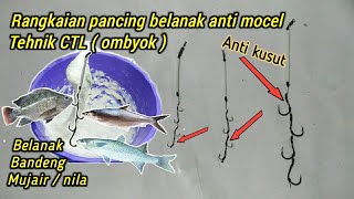 Cara Membuat Rangkaian Pancing Belanak Umpan Tepung Paling Ampuh