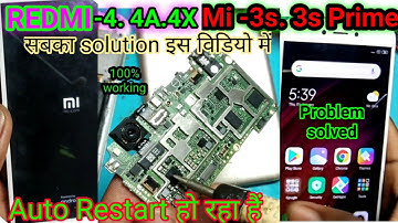 How to slove restart problem Redmi 4A || Mi Mobile auto on off problem solution || Redmi 4A restart