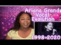 Ariana Grande | vocals Evolution (1998-2020) video Reaction
