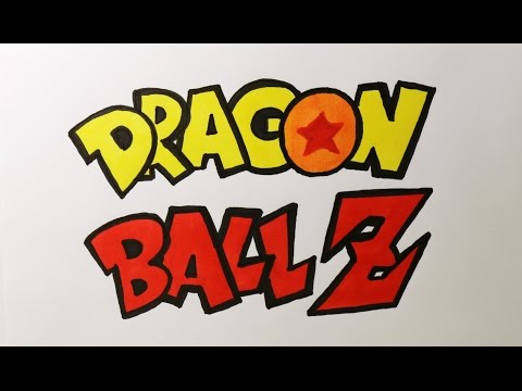 How to draw Dragon Ball Z logo Dessin du logo DBZ