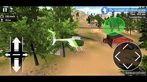 HRS | Mission - Pilot Test, Fly Through Checkpoints | Hughes MD500 | Helicopter Rescue Simulator