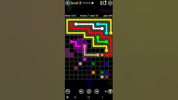 How To Solve Flow Free Jumbo Rectangle 2 Pack Level 8 11x14 Board Walk Through Solution Walkthrough