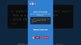 What Is Inline CSS | Easy Explanation for Beginners| inline CSS Tutorial for Beginners |