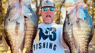 2 HOURS OF SPAWN CRAPPIE FISHING IN 1 FOOT OF WATER‼️ BIG SPAWNING CRAPPIE🎣