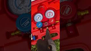 R-22 Leak found, filter installed, resoldered the joints, refill with R438a. AC fix pt. 2