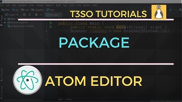 How to Enable a package in Atom Editor