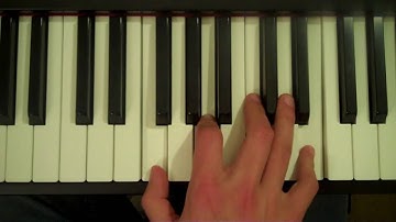 How To Play an F Major 7th Chord on Piano