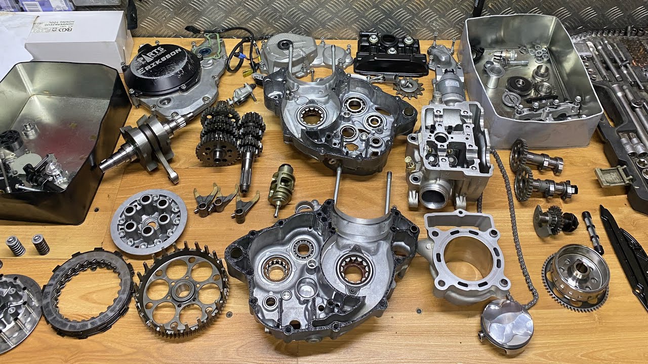 Weryfikacja i opis zużycia części KTM SX-F 250 Factory Edition 2016