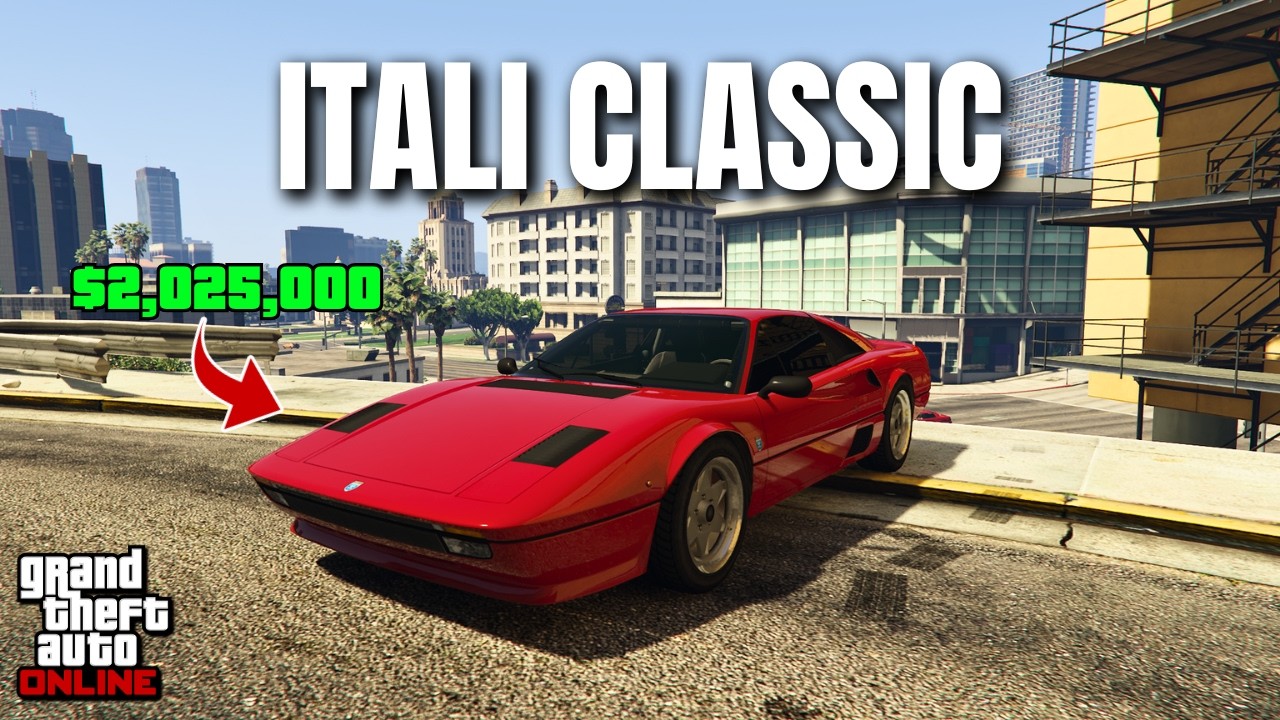 GROTTI ITALI CLASSIC NOVA FERRARI NO GTA V ONLINE!!!!