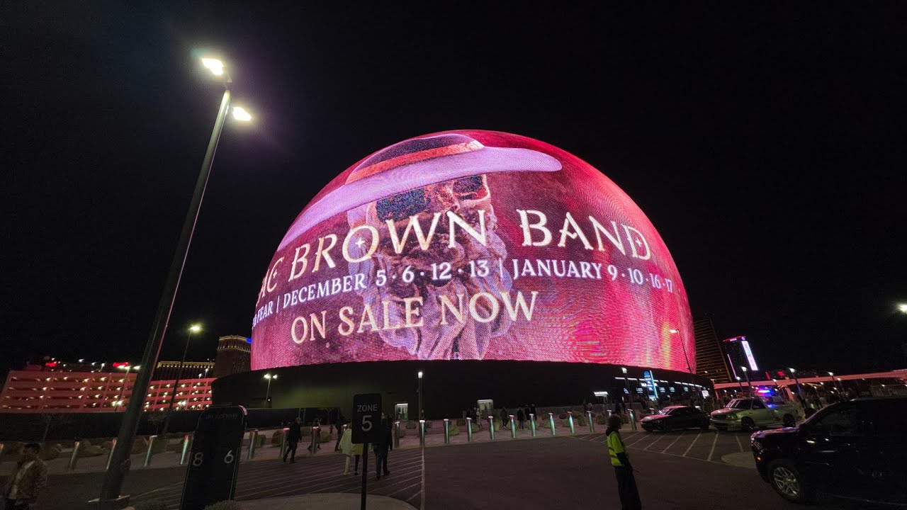 Zac Brown Band Chicken Fried. Las Vegas Sphere Jan 2026