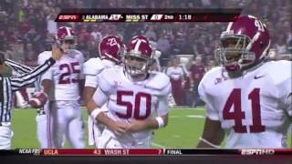 2009 #2 Alabama vs. Mississippi State Highlights