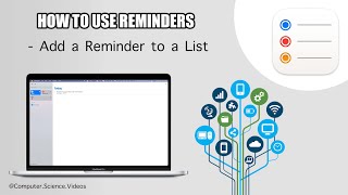 How to ADD a Reminder to a List On the Reminders Application Using a Mac - Basic Tutorial | New