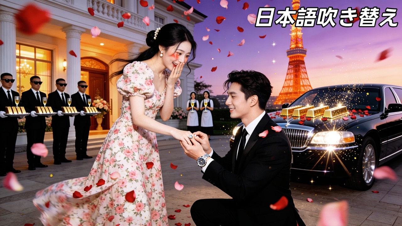 日本語吹き替え |地味な彼女が、偶然にも薬を盛られた社長と一夜を共にすることに。次の日、社長が高級車で求婚しに来るなんて！ #恋愛ドラマ #ショートドラマ #日本語吹き替え