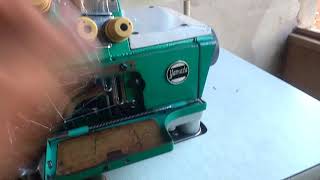 How to adjust the stitch on the gn6-3 overlock and how to increase and decrease the stitch
