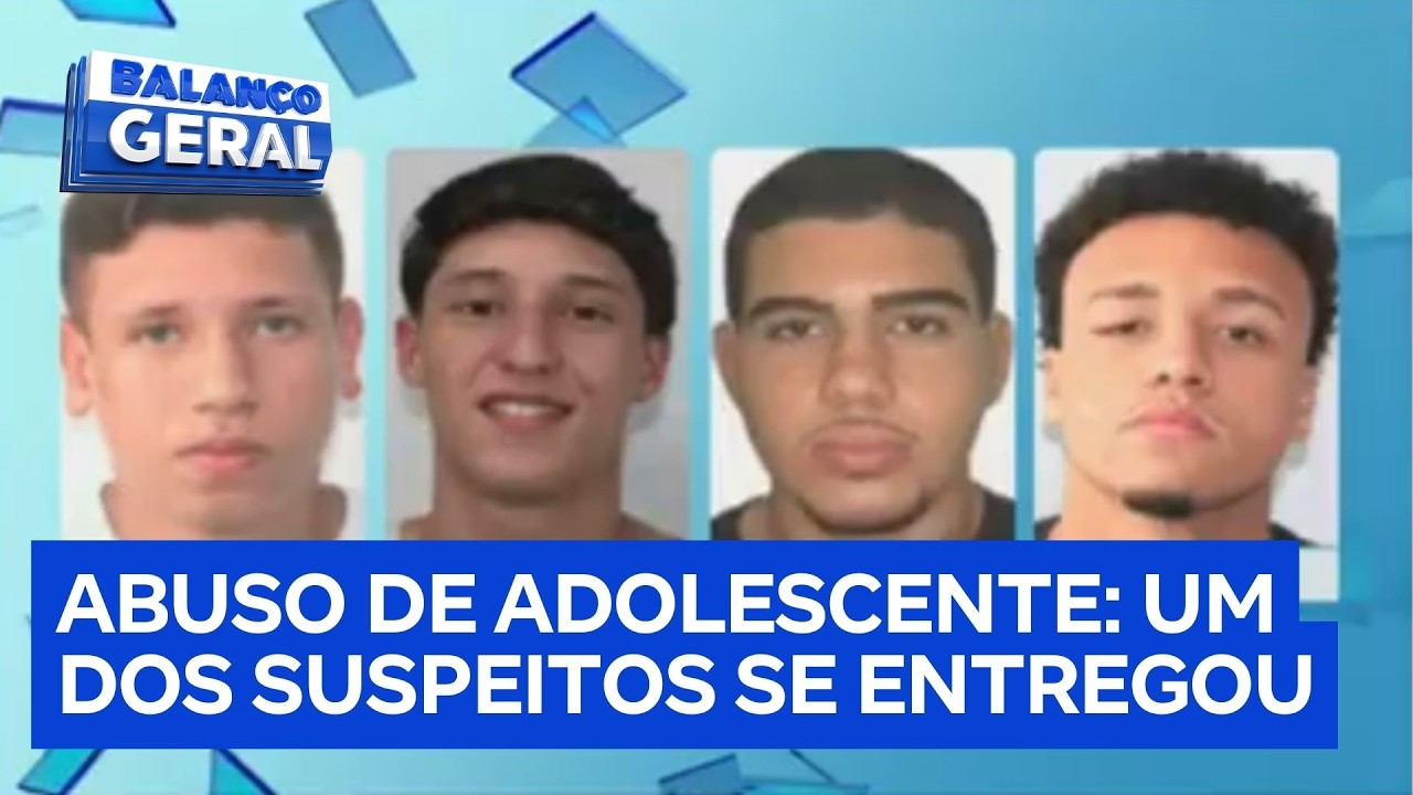 Foragido se entrega à polícia e grupo que estuprou adolescente segue procurado