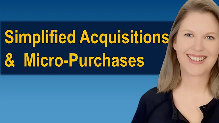 Simplified Acquisitions and Micro-Purchases Tutorial